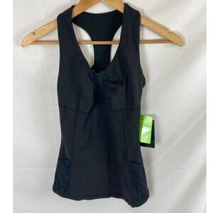 NWT Glyder Racerback Athletic Tank Black Size XS